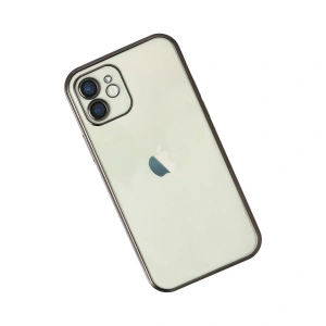 İphone 12 Kılıf  Lensli  - Siyah