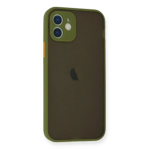 İphone 12 Mini Kılıf Montreal  Kapak - Açık Yeşil