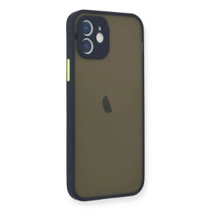 İphone 12 Mini Kılıf Montreal  Kapak - Lacivert