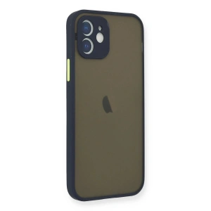 İphone 12 Mini Kılıf Montreal  Kapak - Lacivert