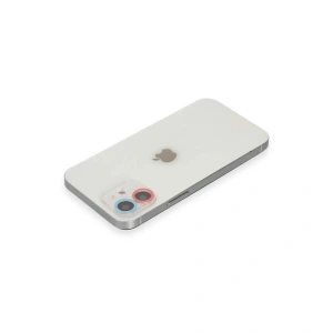 İphone 12 Mini Renkli Kamera Lens Koruma Cam - Pembe-mi