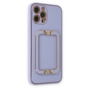 İphone 12 Pro Kılıf Co Elit Kapak - Lila