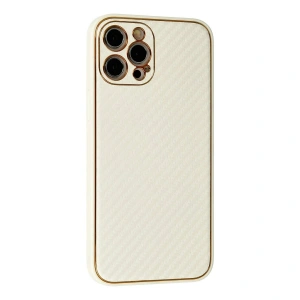 İphone 12 Pro Kılıf Co Karbon  - Beyaz