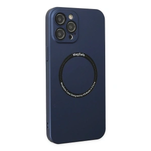 İphone 12 Pro Kılıf Jack Magneticsafe Lens  - Lacivert