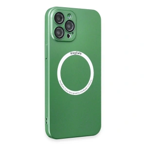 İphone 12 Pro Kılıf Jack Magneticsafe Lens  - Yeşil