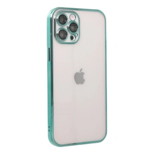 İphone 12 Pro Kılıf  Lensli  - Yeşil