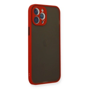 İphone 12 Pro Kılıf Montreal  Kapak - Kırmızı