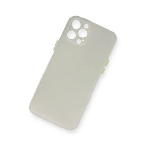 İphone 12 Pro Kılıf Pp Ultra İnce Kapak - Beyaz