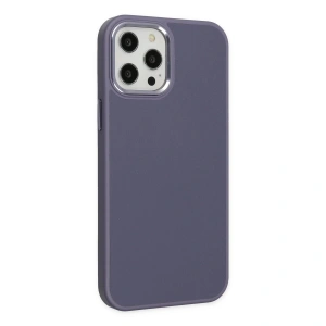 İphone 12 Pro Max Kılıf Asya Deri  - Mor