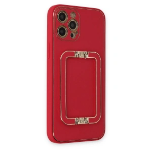 İphone 12 Pro Max Kılıf Co Elit Kapak - Kırmızı