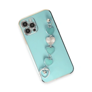 İphone 12 Pro Max Kılıf Esila  - Su Yeşili