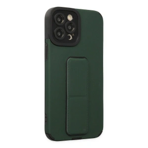 İphone 12 Pro Max Kılıf Mega Standlı  - Yeşil