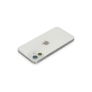 İphone 12 Renkli Kamera Lens Koruma Cam - Sarı-mi