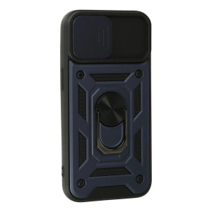 İphone 13 Kılıf Pars Lens Yüzüklü  - Lacivert