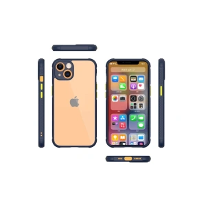 İphone 13 Mini Kılıf Miami Şeffaf  - Lacivert