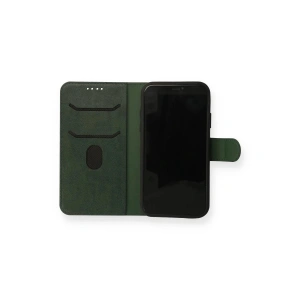 İphone 13 Mini Kılıf Trend S Plus Kapaklı Kılıf - Yeşil