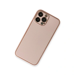 İphone 13 Pro Kılıf Co Deri  Kapak - Pembe