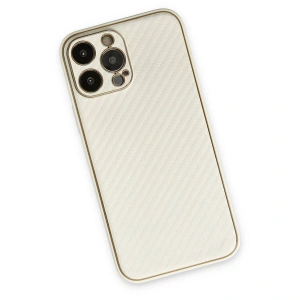 İphone 13 Pro Kılıf Co Karbon  - Beyaz