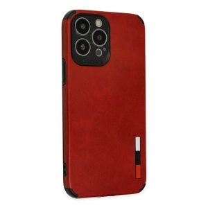 İphone 13 Pro Kılıf Loop Deri  - Kırmızı