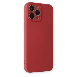 İphone 13 Pro Kılıf Nano İçi Kadife  - Kiremit