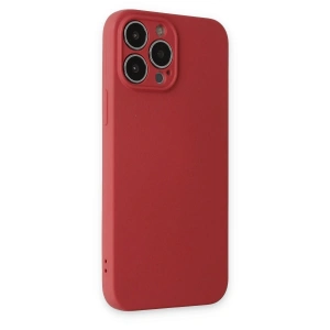 İphone 13 Pro Kılıf Nano İçi Kadife  - Kiremit