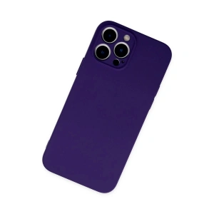 İphone 13 Pro Kılıf Nano İçi Kadife  - Mor