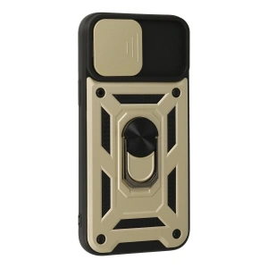 İphone 13 Pro Kılıf Pars Lens Yüzüklü  - Gold