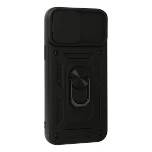 İphone 13 Pro Kılıf Pars Lens Yüzüklü  - Siyah