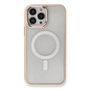 İphone 13 Pro Kılıf Room Magneticsafe  - Pudra