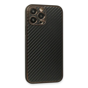 İphone 13 Pro Max Kılıf Co Karbon  - Siyah