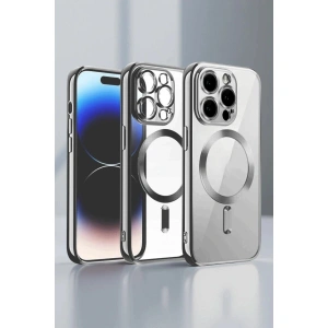 İphone 13 Pro Max Kılıf Kross Magneticsafe Kapak - Koyu Yeşil