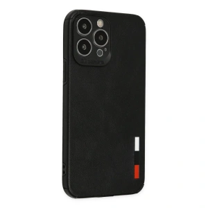 İphone 13 Pro Max Kılıf Loop Deri  - Siyah