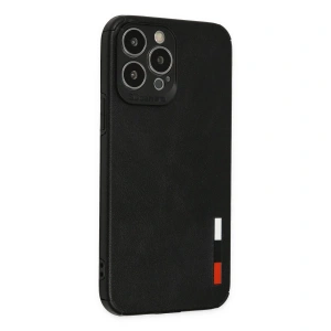 İphone 13 Pro Max Kılıf Loop Deri  - Siyah