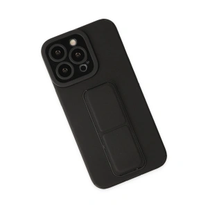 İphone 13 Pro Max Kılıf Mega Standlı  - Siyah