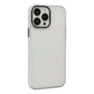 İphone 13 Pro Max Kılıf Modos Metal Kapak - Şeffaf