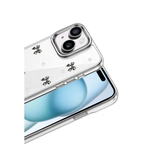 İphone 14 Fiyonk Desenli Kapak - Desen 8