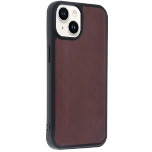 İphone 14 Kılıf Aras Deri Kapak - Bordo