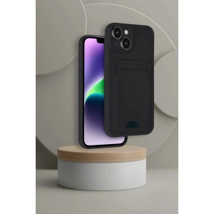 İphone 14 Kılıf Kelvin Kartvizitli  - Siyah