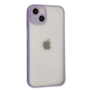 İphone 14 Kılıf Montreal  Kapak - Mor