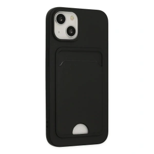 İphone 14 Plus Kılıf Kelvin Kartvizitli  - Siyah