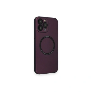 İphone 14 Pro Kılıf Jack Magneticsafe Lens  - Mürdüm