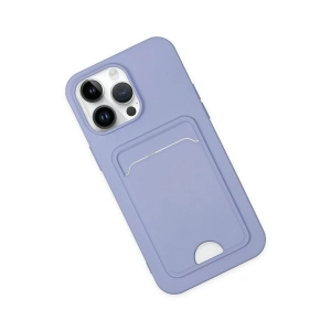 İphone 14 Pro Kılıf Kelvin Kartvizitli  - Lila