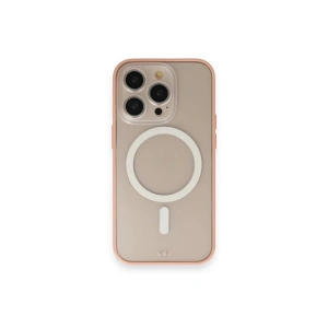 İphone 14 Pro Max Kılıf Grand Magneticsafe Kapak - Pembe