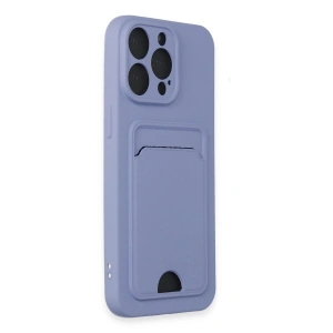 İphone 14 Pro Max Kılıf Kelvin Kartvizitli  - Lila