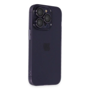 İphone 14 Pro Max Kılıf Luko Lens  - Derin Mor