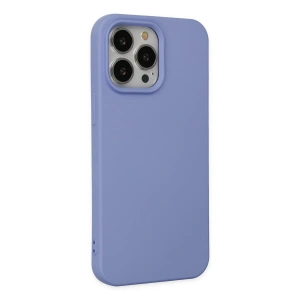 İphone 14 Pro Max Kılıf Nano İçi Kadife  - Lila