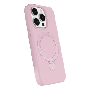 İphone 14 Pro Max Regal Magsafe Standlı Kapak - Açık Pembe
