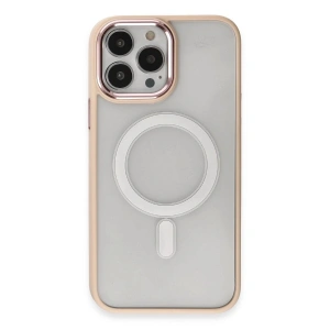 İphone 15 Pro Kılıf Room Magneticsafe  - Pudra