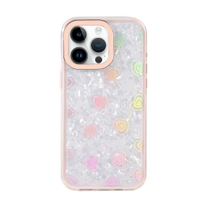 İphone 15 Pro Lumi Desenli Kapak - Pembe