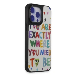 İphone 15 Pro Max Kılıf Mirror Desenli Kapak - Mirror - 10